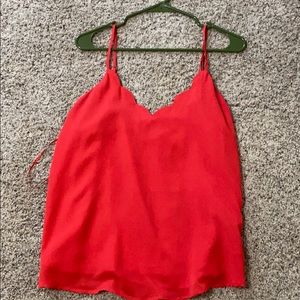 BNWOT Allison Joy red cami